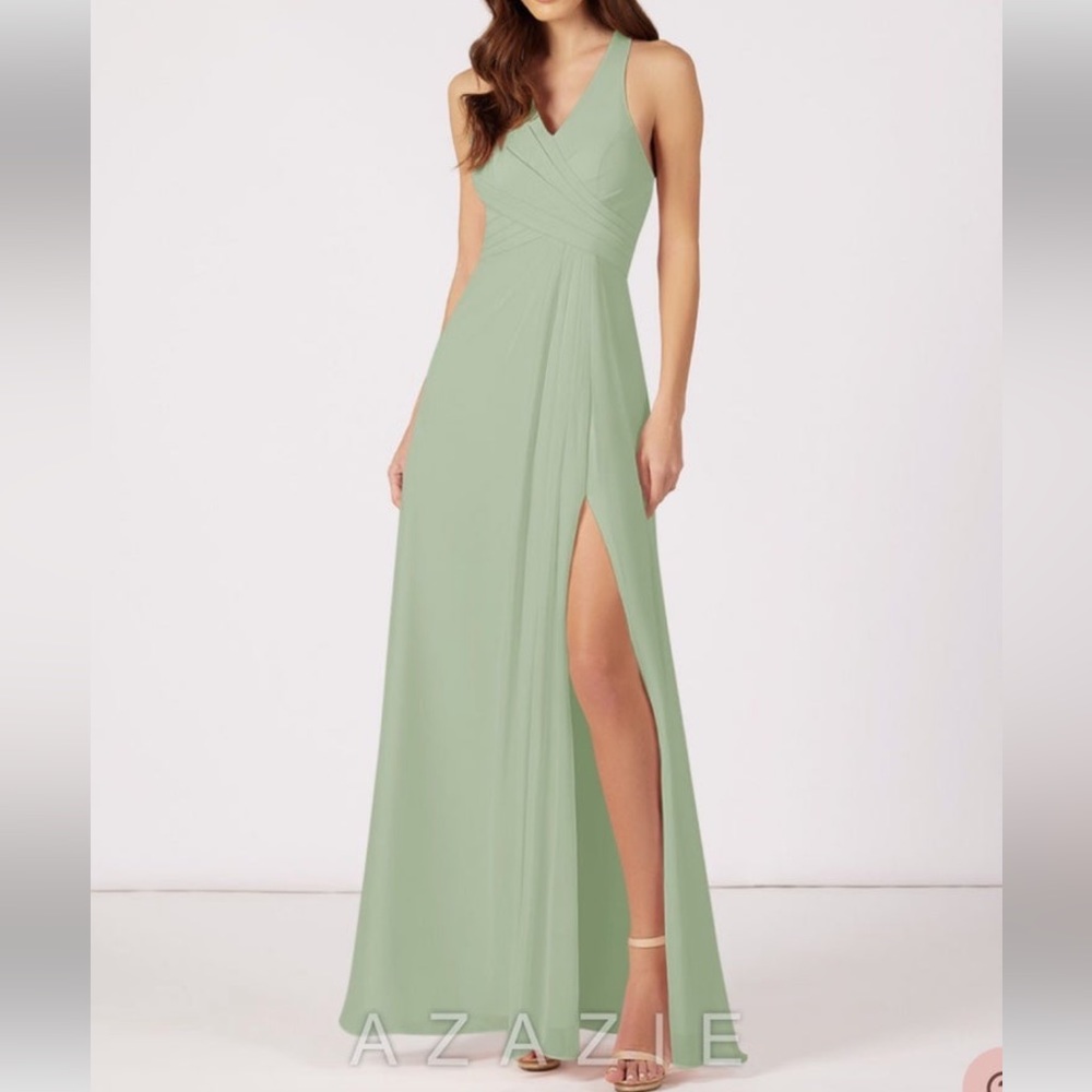Green bridesmaids dress